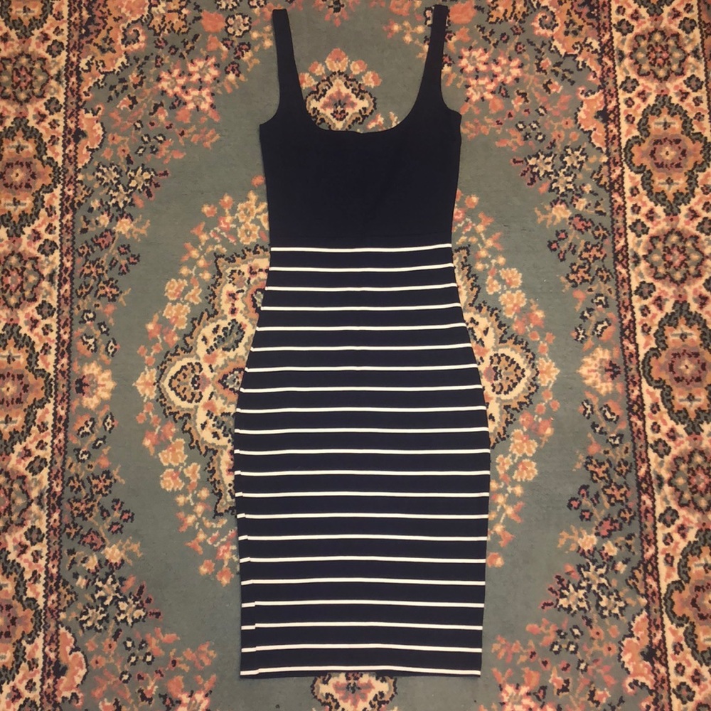Slim Fit Striped Dress